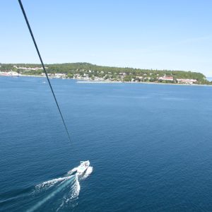 a boat on a body of water